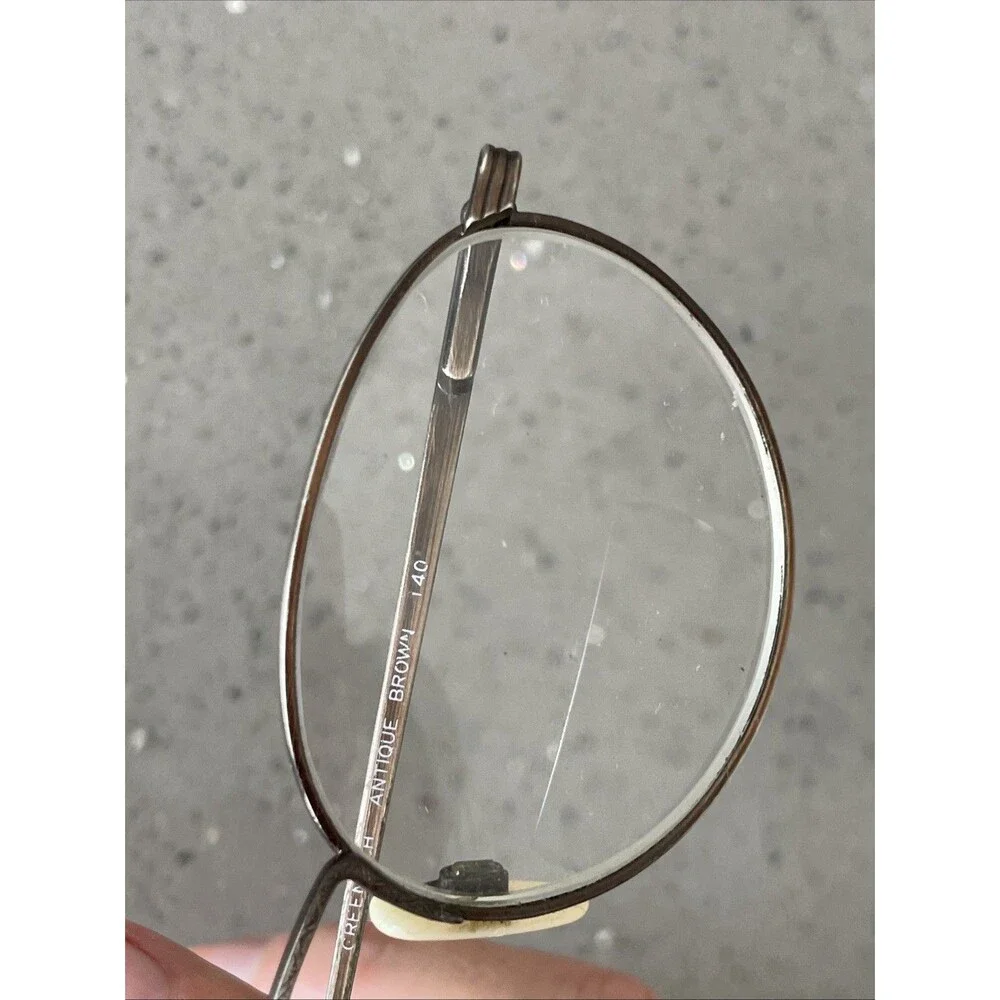 MARCHON Greenwich Antique Brown 51-20-140 Brown Full Rim Eyeglasses Frames ONLY